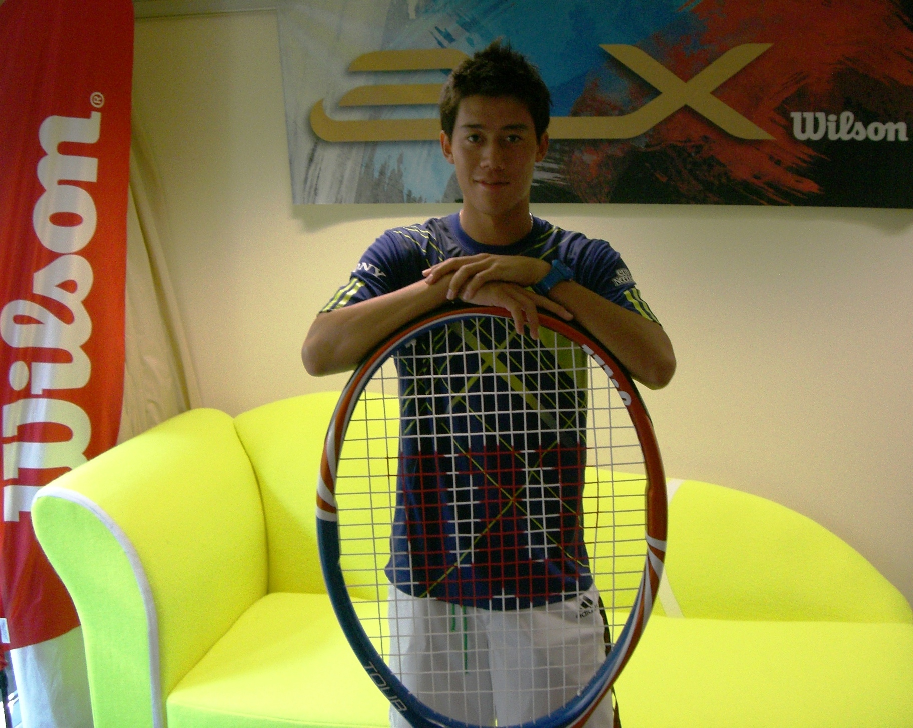 Kei Nishikori New Racquet 2011