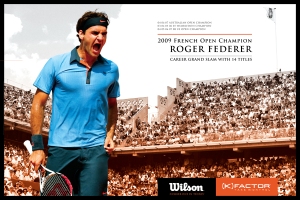 14 Time Grand Slam Champion Roger Federer
