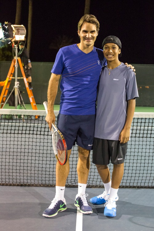 Roger Federer & Bryce Pereira